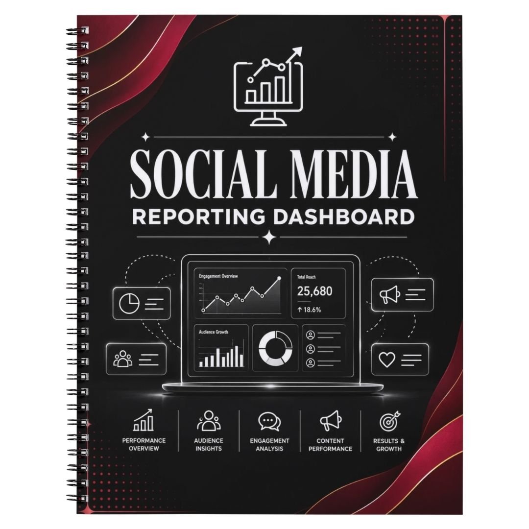 Social Media Reporting Dashboard Template