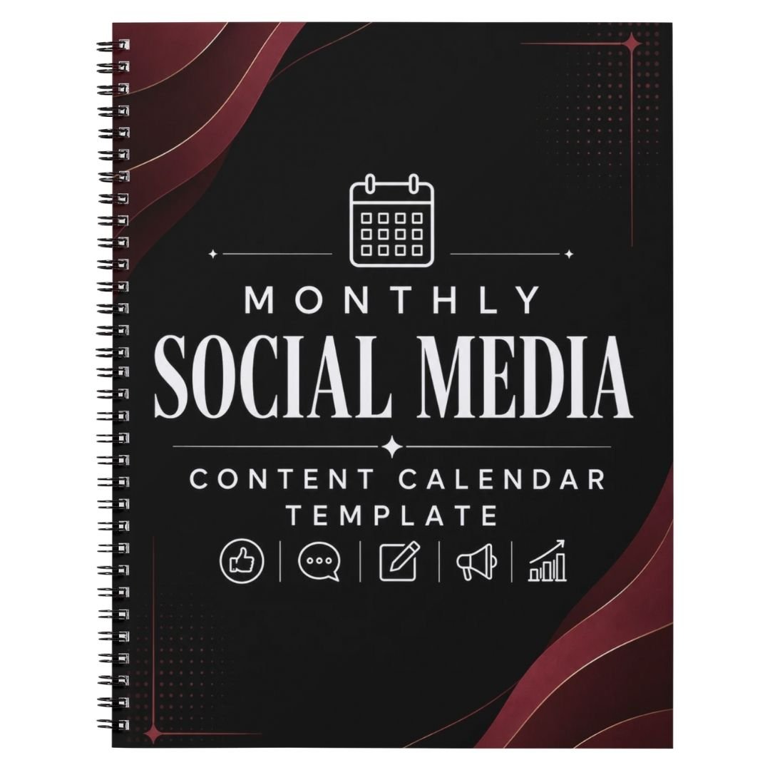 Monthly Social Media Content Calendar Template